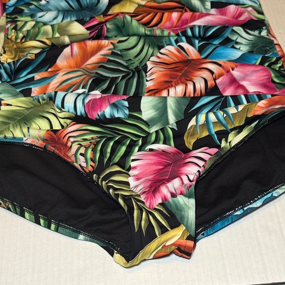 Swim Solutions Women's Off The Shoulder Control One Piece Swimsuit Size 16W - Picture 7 of 10